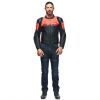 Dainese RACING 4 letní sportovní kožená bunda černá/fluo-červená